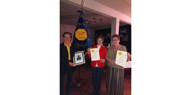 C�cilia Z�ndorf in Feierlaune