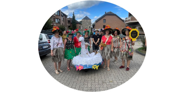 Wir haben den 2. Preis<br>beim Schrreskarrenrennen 2024 gewonnen!