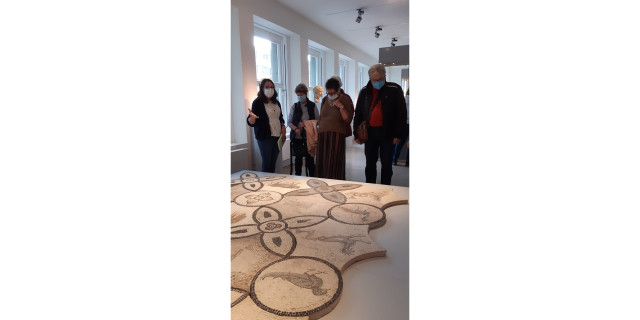 F�rderverein besucht R�misch-Germanisches Museum im Belgischen Haus